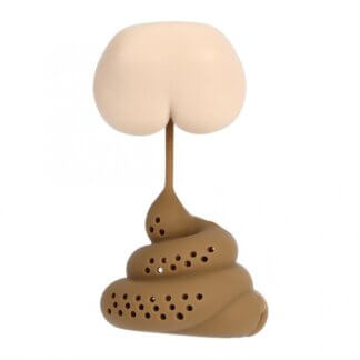 מסננת לחליטת תה בצורה מצחיקה של ישבן