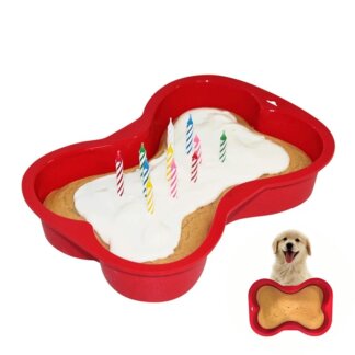 תבנית להכנת עוגות בצורת עצם של כלב