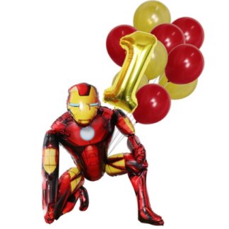סט בלוני יום הולדת בדמות של איירון מן Iron Man