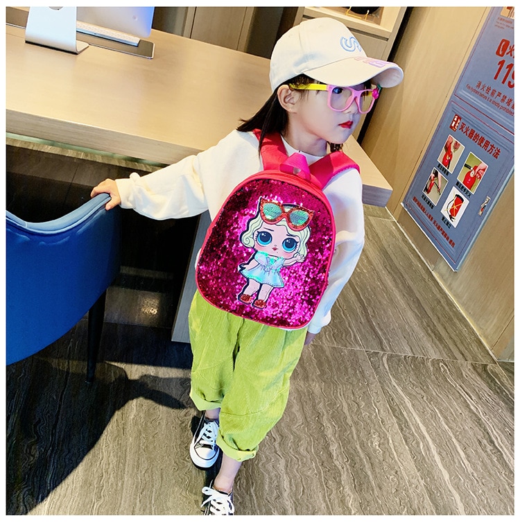 תיקי נצנצים אופנתי של בובות LOL