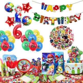 יום הולדת סופר מריו Super Mario! כל מה שצריך ליום הולדת ממותג - שופצ'יפ