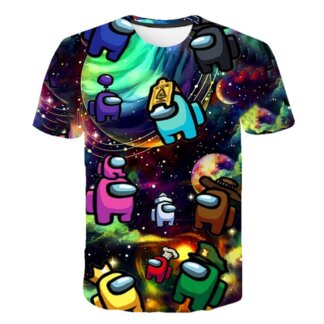 חולצות טי שירט קצרות לילדים - אמונג אס Among Us