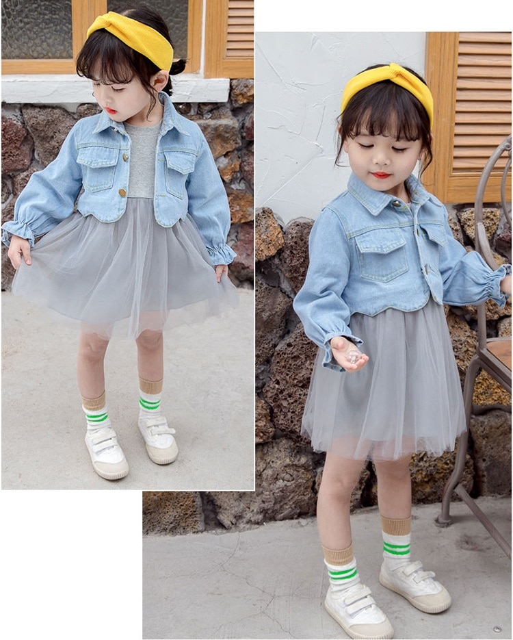 שמלות טול הורסות עם ג'קט ג'ינס