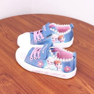 סניקרס קצרות בד גינס אנה ואלזה מפרוזן