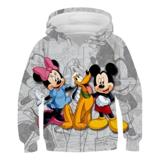 סווטשירט קפוצ’ון לילדים דיסני מיקי ומיני מאוס – מבחר דגמים לבחירה!