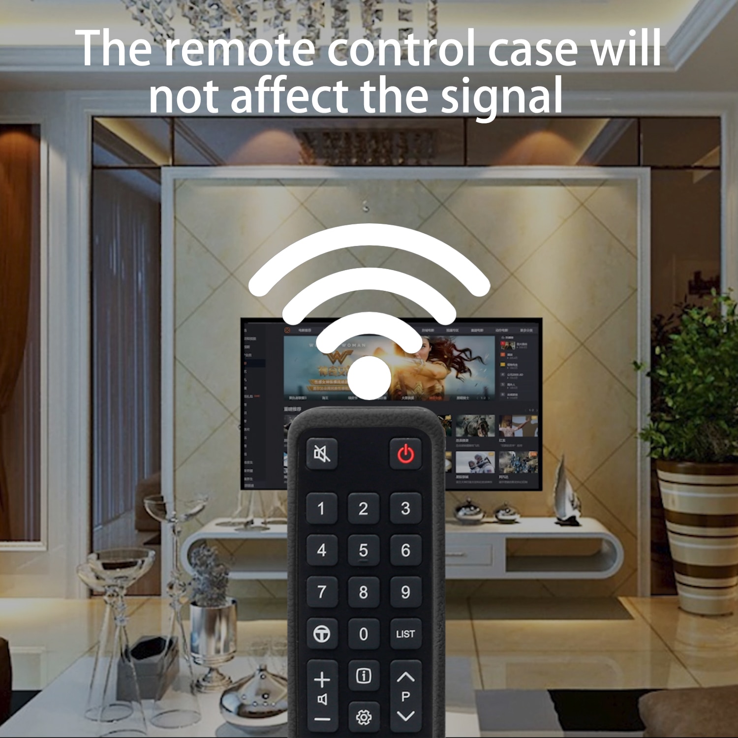 כיסוי מגן סיליקון לשלט TCL דגמים: RC802N YUI1 YU14 U43P6046 U49P6046 U55P6046 U65P6046