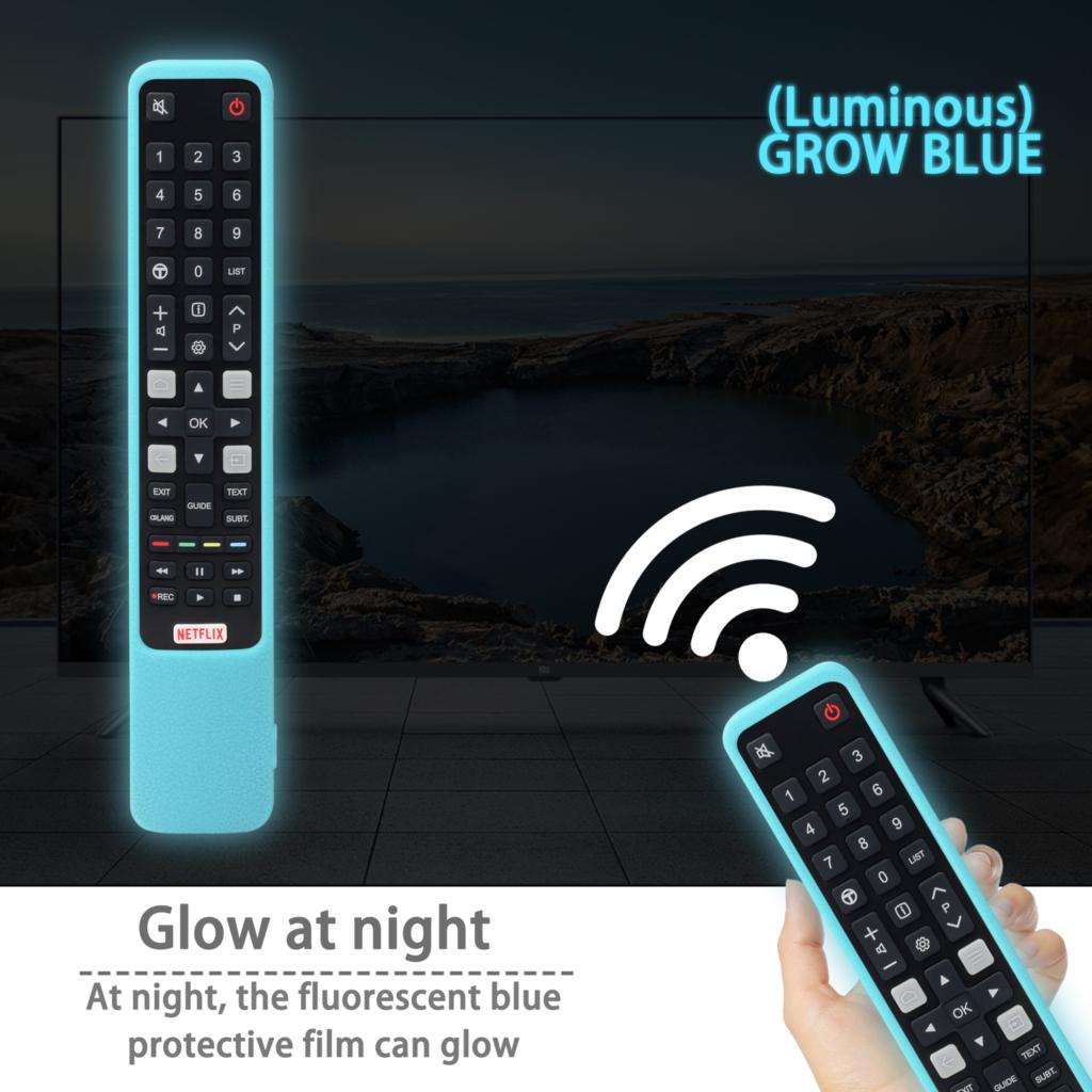 כיסוי מגן סיליקון לשלט TCL דגמים: RC802N YUI1 YU14 U43P6046 U49P6046 U55P6046 U65P6046