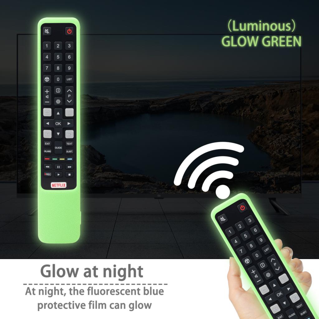 כיסוי מגן סיליקון לשלט TCL דגמים: RC802N YUI1 YU14 U43P6046 U49P6046 U55P6046 U65P6046