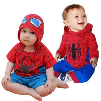 תחפושת ספיידרמן לתינוקות / תחפושת לפורים