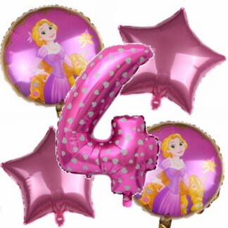 בלוני יומולדת הנסיכה רפונזל