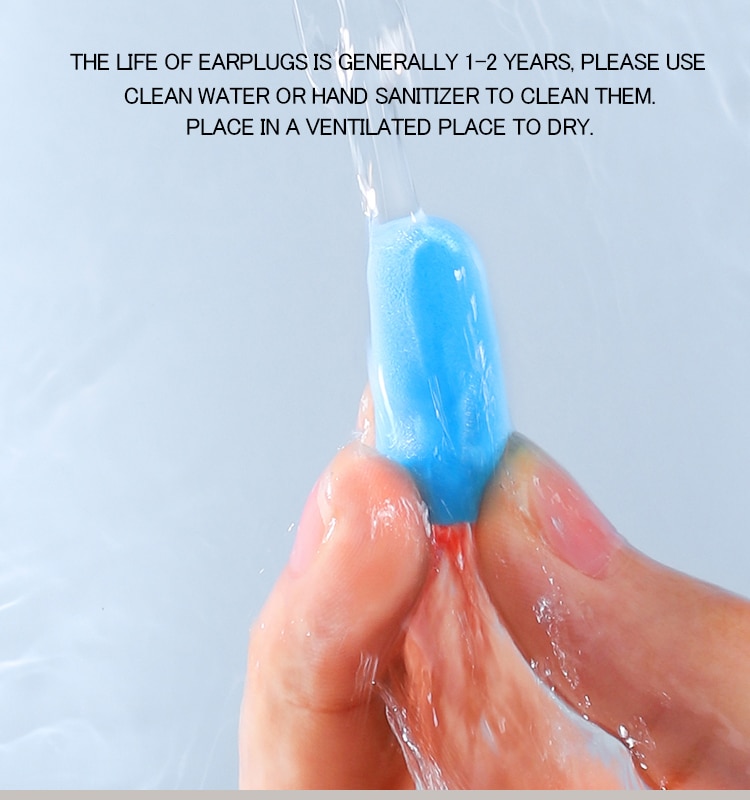 מארז אטמי אוזניים ספוג - 30/60 יח'