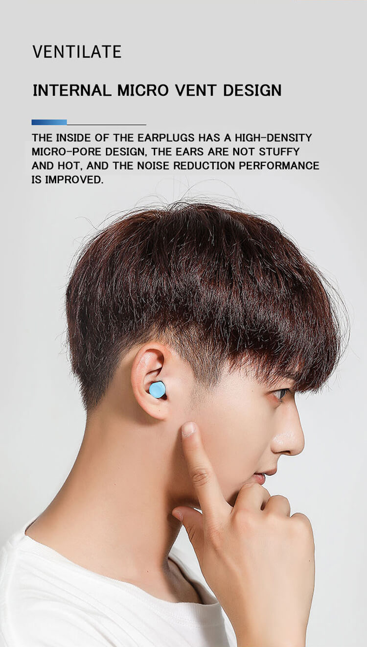 מארז אטמי אוזניים ספוג - 30/60 יח'