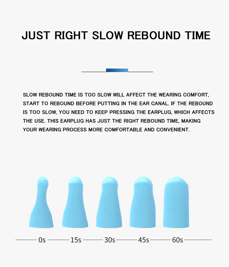 מארז אטמי אוזניים ספוג - 30/60 יח'