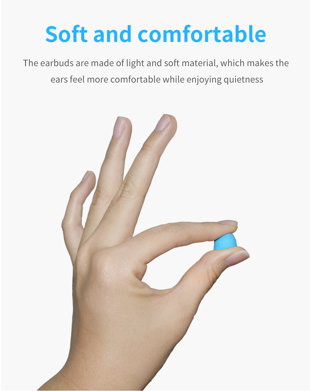 אטמים לאוזניים עם הנחתת רעש גבוהה מבית TISHRIC - 60/120/160 יח' לבחירה