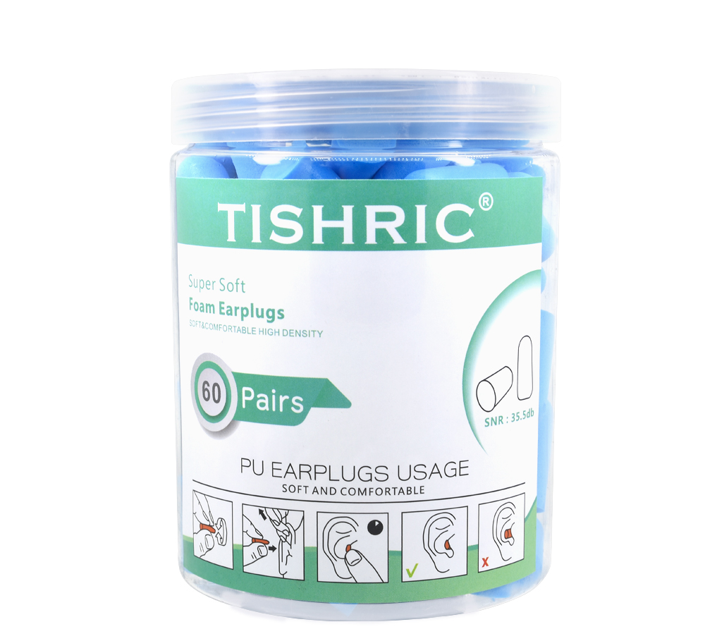 אטמים לאוזניים עם הנחתת רעש גבוהה מבית TISHRIC - 60/120/160 יח' לבחירה