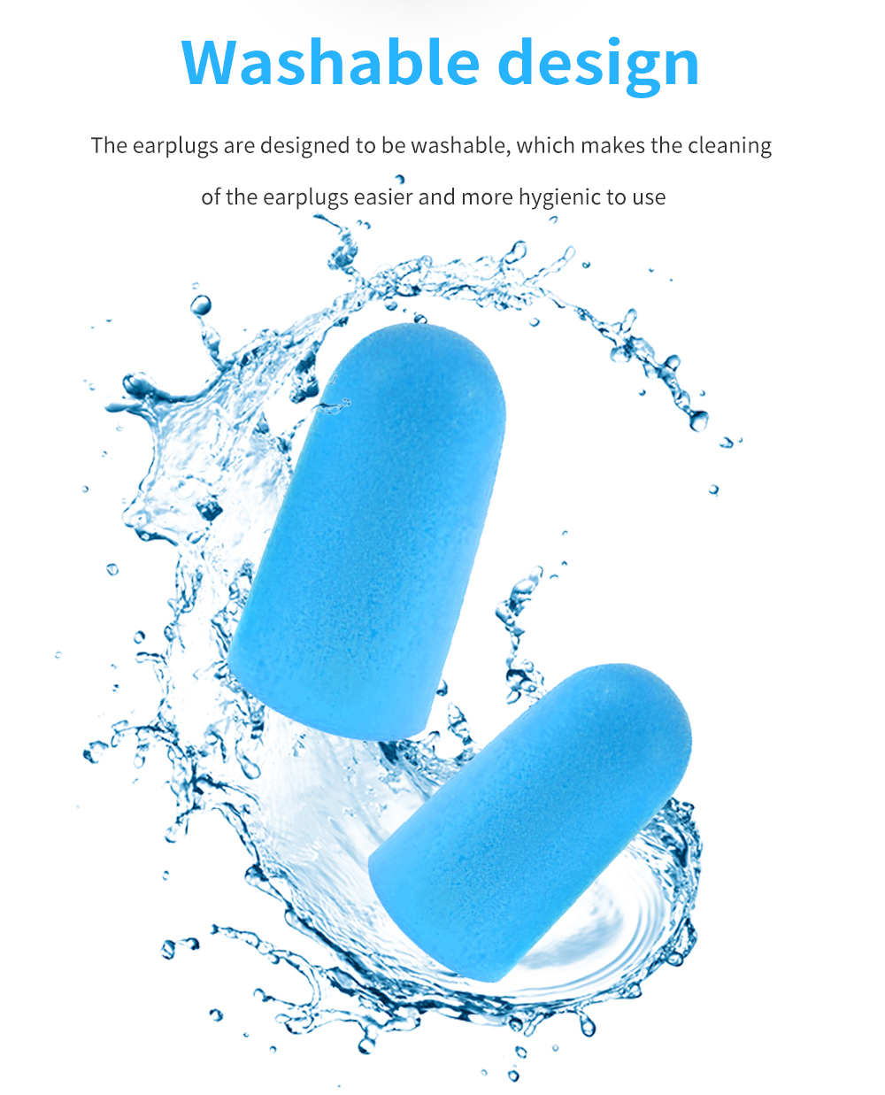 אטמים לאוזניים עם הנחתת רעש גבוהה מבית TISHRIC - 60/120/160 יח' לבחירה