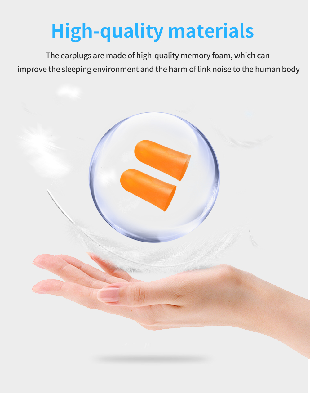 אטמים לאוזניים עם הנחתת רעש גבוהה מבית TISHRIC - 60/120/160 יח' לבחירה