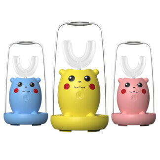 מברשת שיניים חשמלית לילדים מנקה 360 מעלות בעיצוב פיקאצ’ו מפוקימון Pokemon!