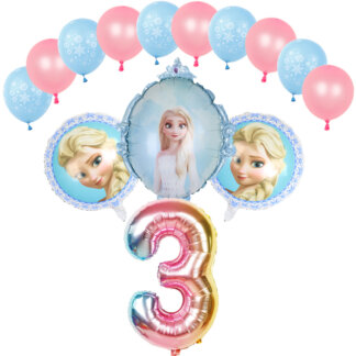 זר בלונים ליום הולדת - פרוזן דיסני