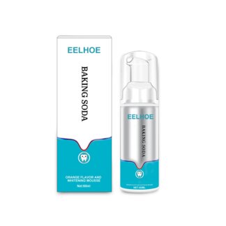 מוס להלבנת שיניים וניקוי חלל הפה