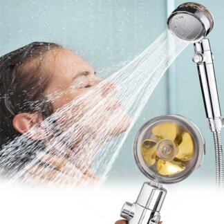 מגביר לחץ מים עוצמתי למקלחת מסתובב 360