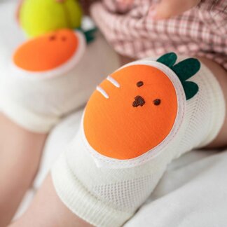 מגני ברכיים ומרפקים לתינוקות ופעוטות זוחלים – 100% כותנה!