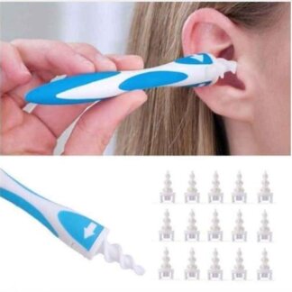 מוט מסתובב + 16 ספירלות לניקוי האוזניים