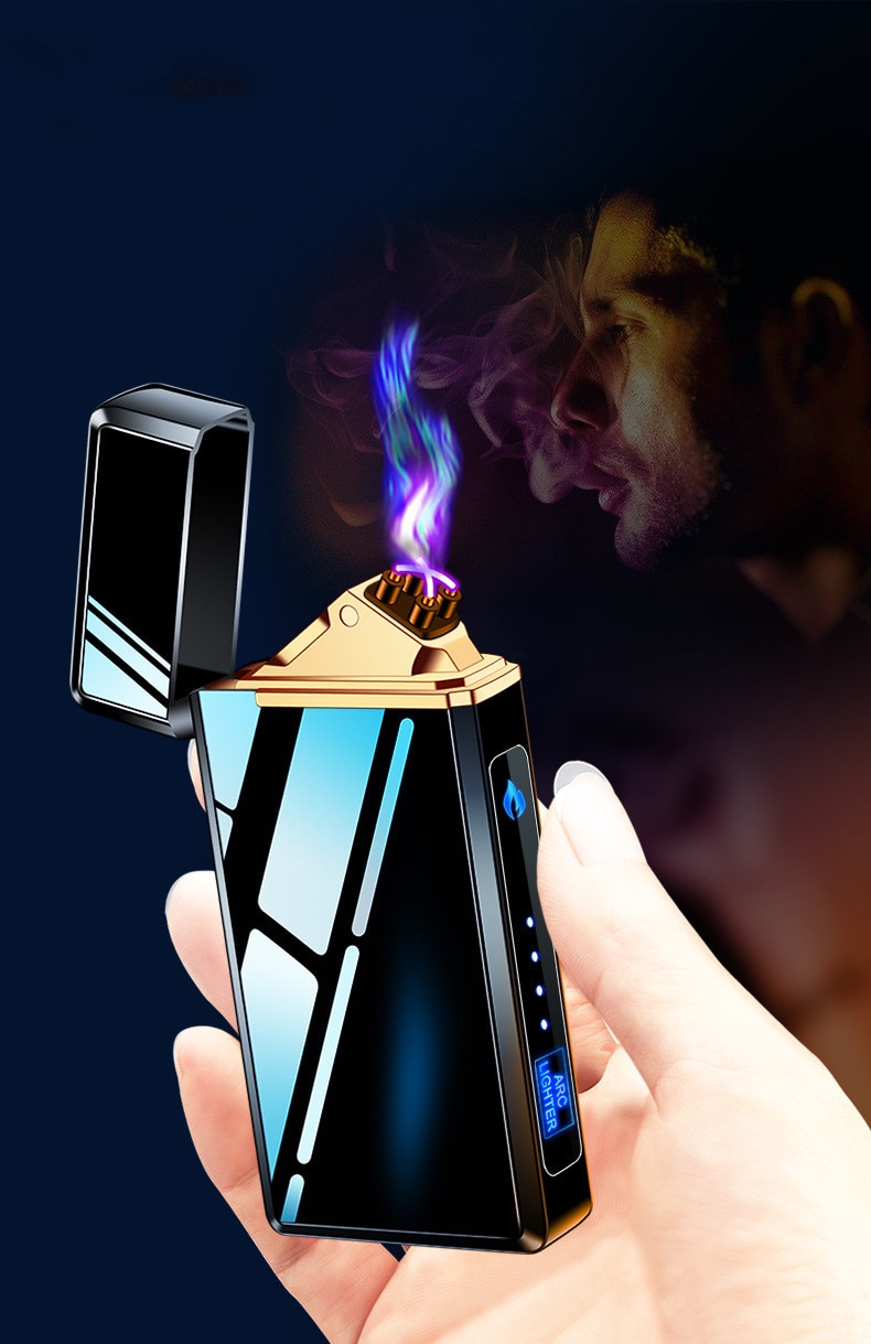 מצית פלזמה חשמלית ללא אש וחסין למים!