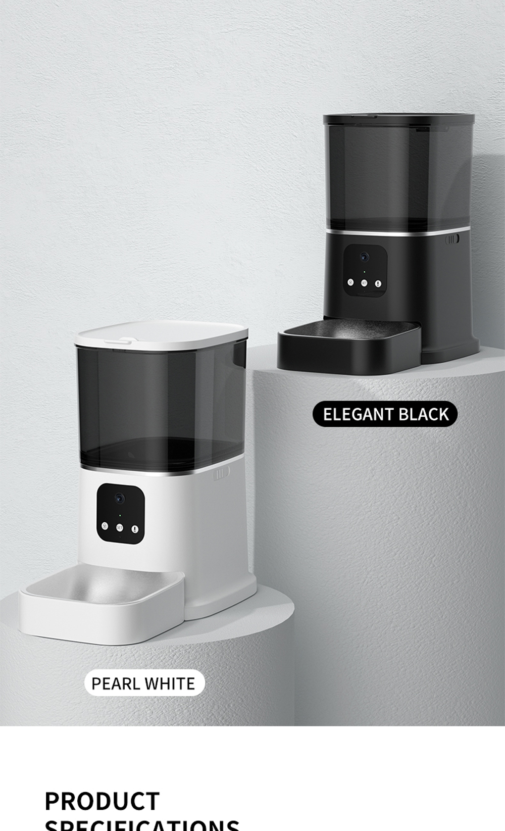 מתקן האכלה אוטומטי חכם לחיות מחמד - מאפשר האכלת חיות מחמד דרך אפליקציית הסמארטפון שלכם!