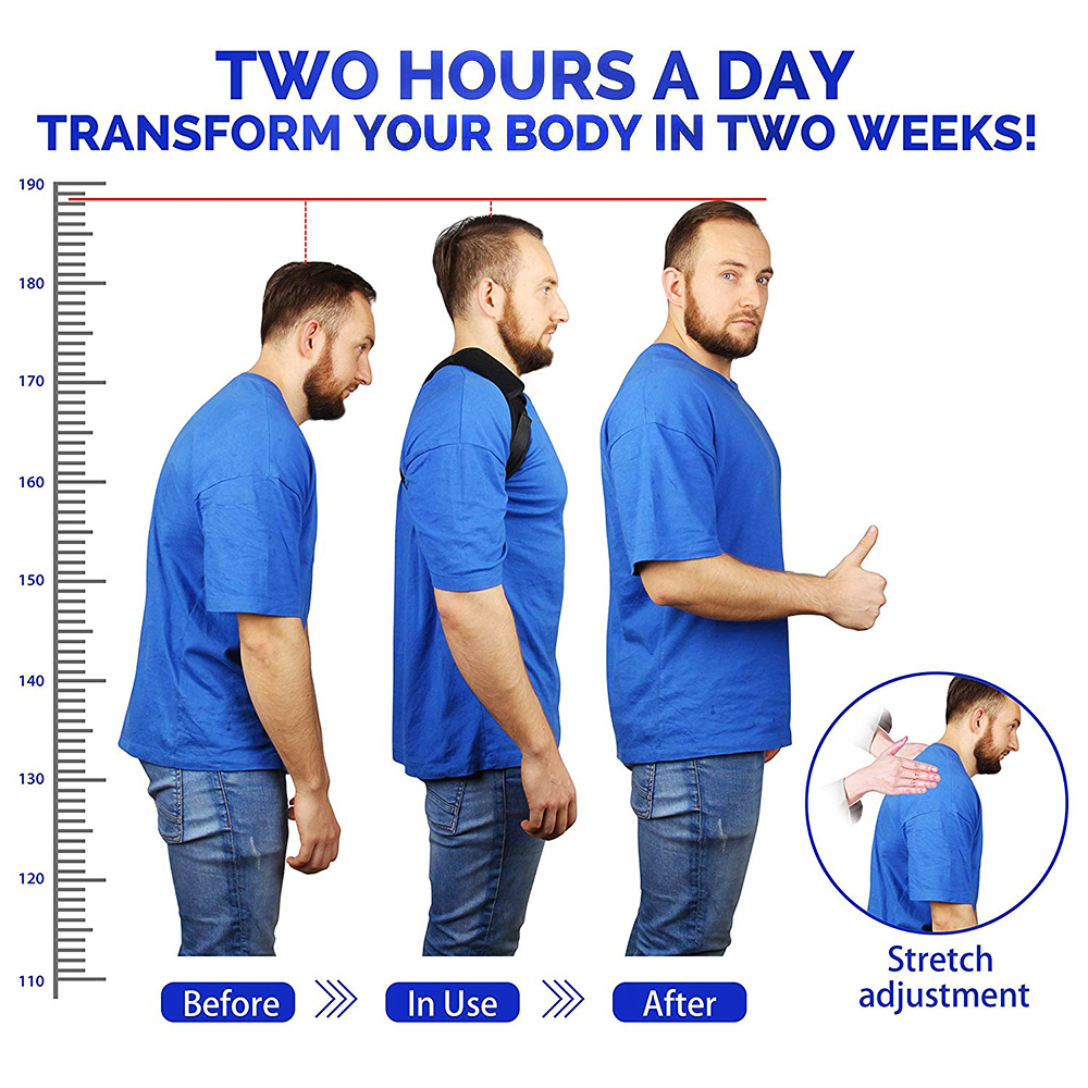 חגורה ליישור כתפיים וגב לשיפור היציבה - הדור הבא!