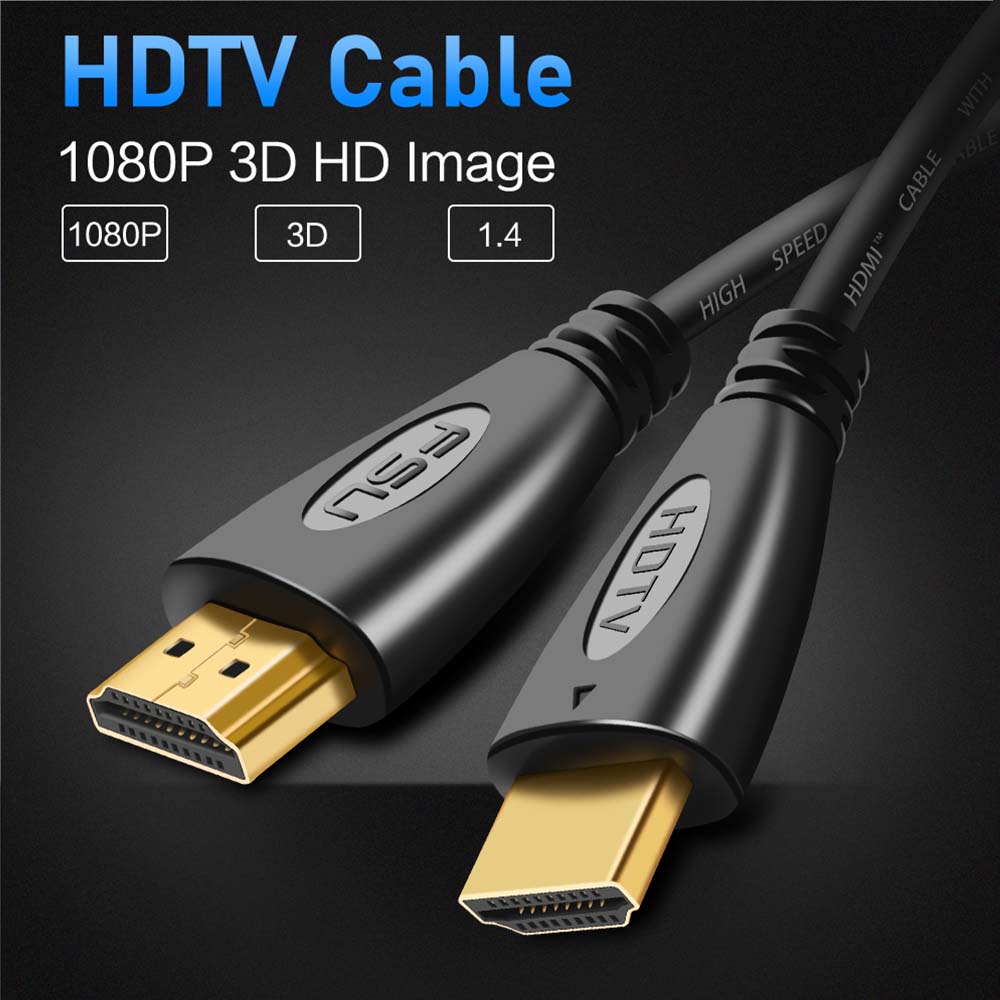 כבל HDMI וידאו מצופה זהב 1.4 4K 1080P 3D HDTV