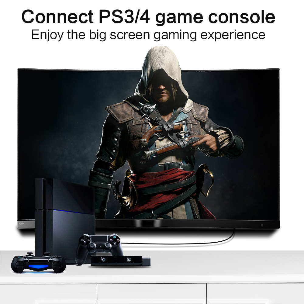 כבל HDMI וידאו מצופה זהב 1.4 4K 1080P 3D HDTV