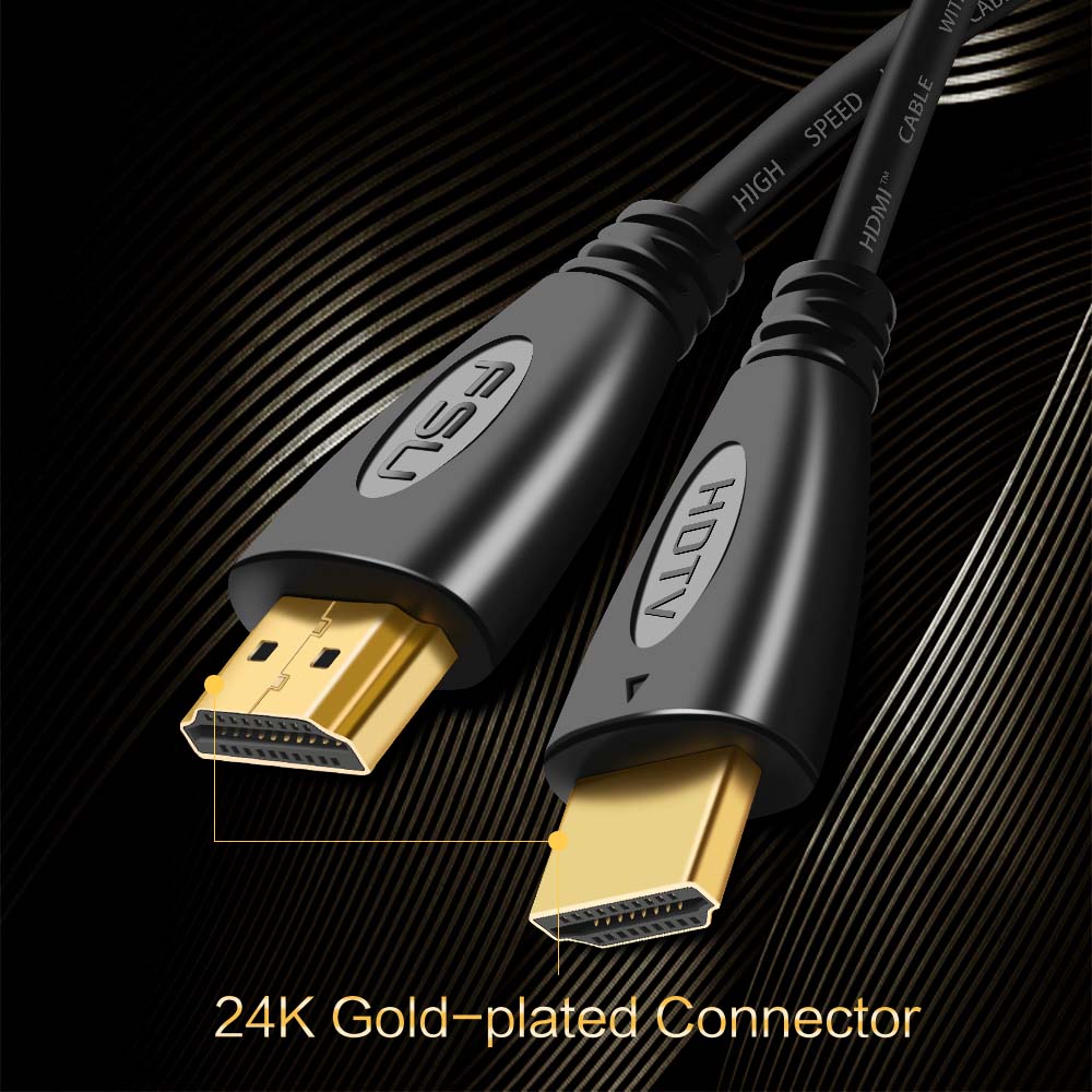 כבל HDMI וידאו מצופה זהב 1.4 4K 1080P 3D HDTV