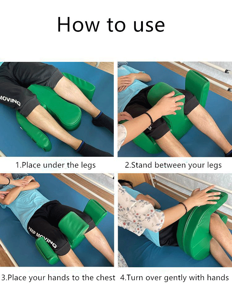 כרית סיוע לסיעוד קשישים וסיבוב תנוחתם במיטה