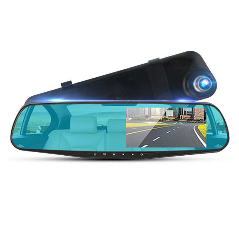 מראה ומצלמת דרך לרכב HD- מצלמת דרך קדמית ואחורית!