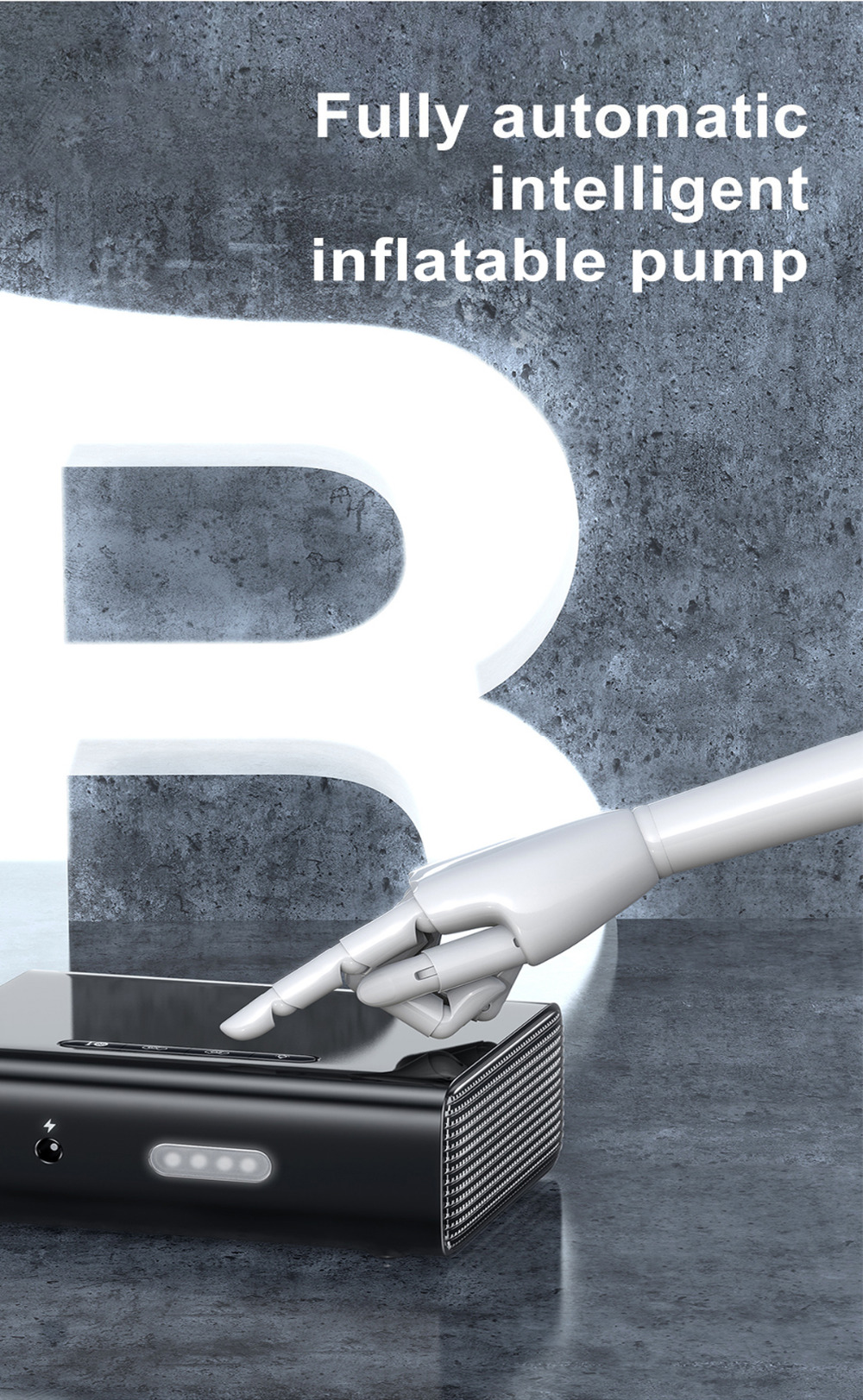 קומפרסור לרכב – קומפרסור נייד לניפוח גלגלי הרכב של Baseus