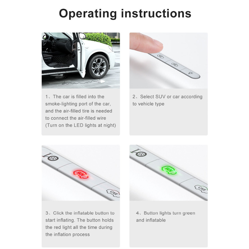 קומפרסור לרכב – קומפרסור נייד לניפוח גלגלי הרכב של Baseus