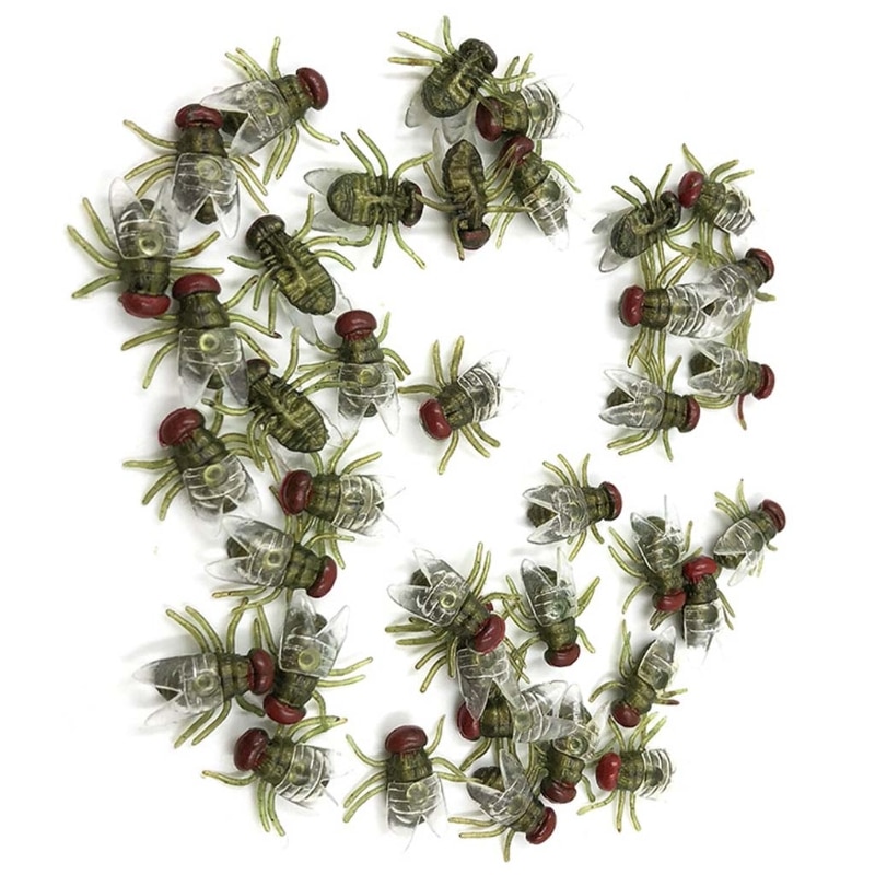 100 יחידות של זבובים מזויפים – למתיחות על הקרובים שלכם!