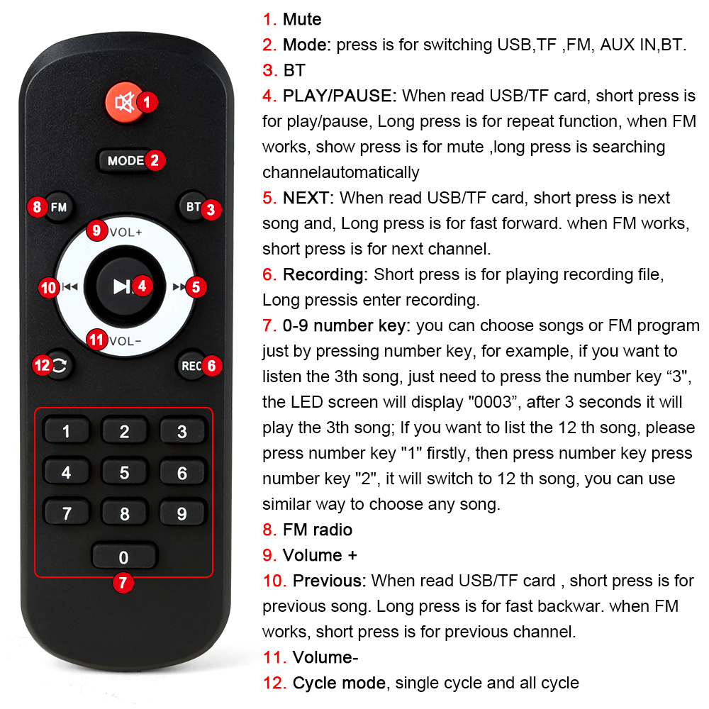 רמקול גדול נייד ואלחוטי מבית TOPROAD