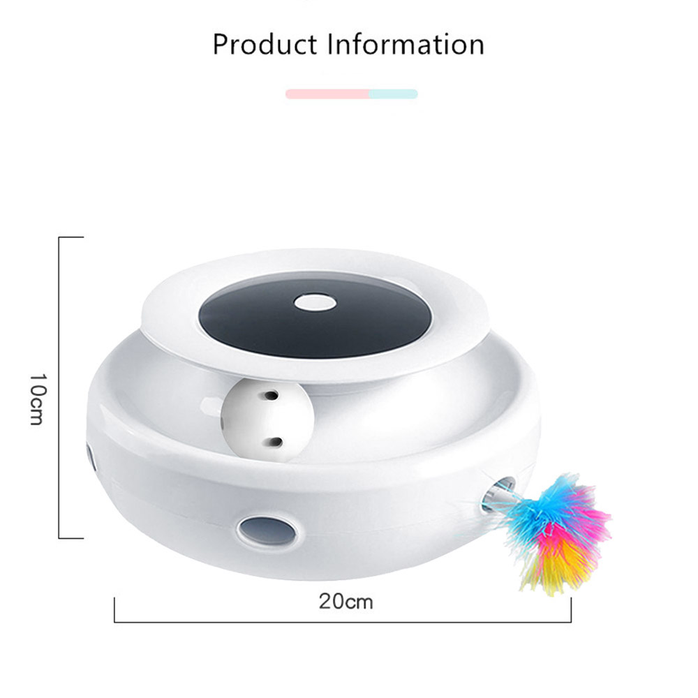 צעצוע לחתולים | רובוט בסגנון צלחת מסתובבת