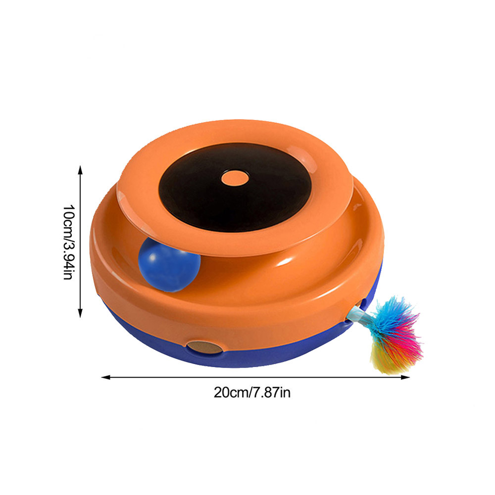 צעצוע לחתולים | רובוט בסגנון צלחת מסתובבת