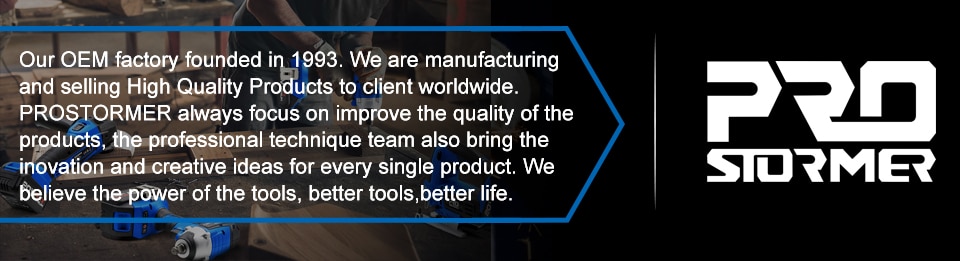 אקדח סיכות ומסמרים חשמלי עם גלגלת לכיוון העוצמה מבית Prostormer