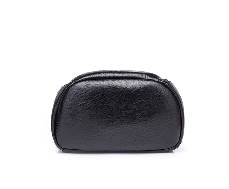 תיק גב דמוי עור רוכסנים בצד ב- 2 צבעים לבחירה!