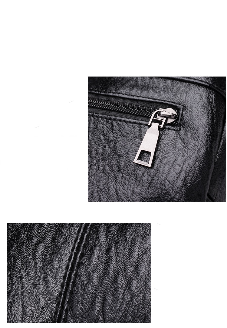 תיק גב דמוי עור רוכסנים בצד ב- 2 צבעים לבחירה!