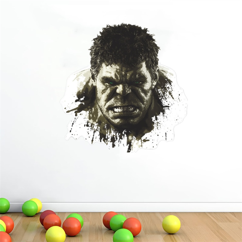 מדבקות קיר לילדים בעיצוב 3D בסגנון הנוקמים מארוול