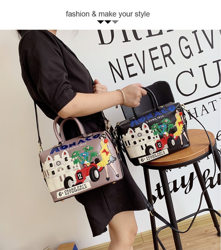 תיק צד לנשים בעיצוב חדשני וקומפקטי דגם מונקו