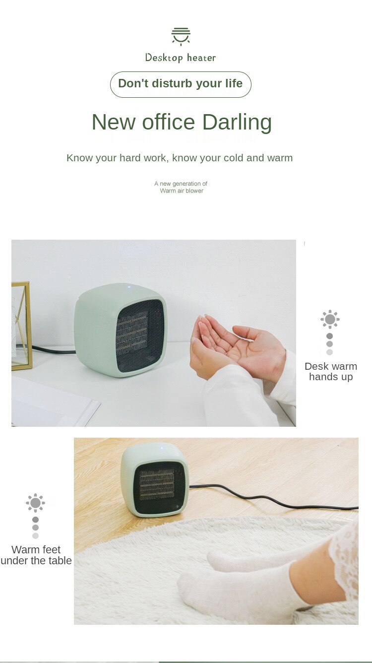 מפזר חום נייד שולחני וחדשני