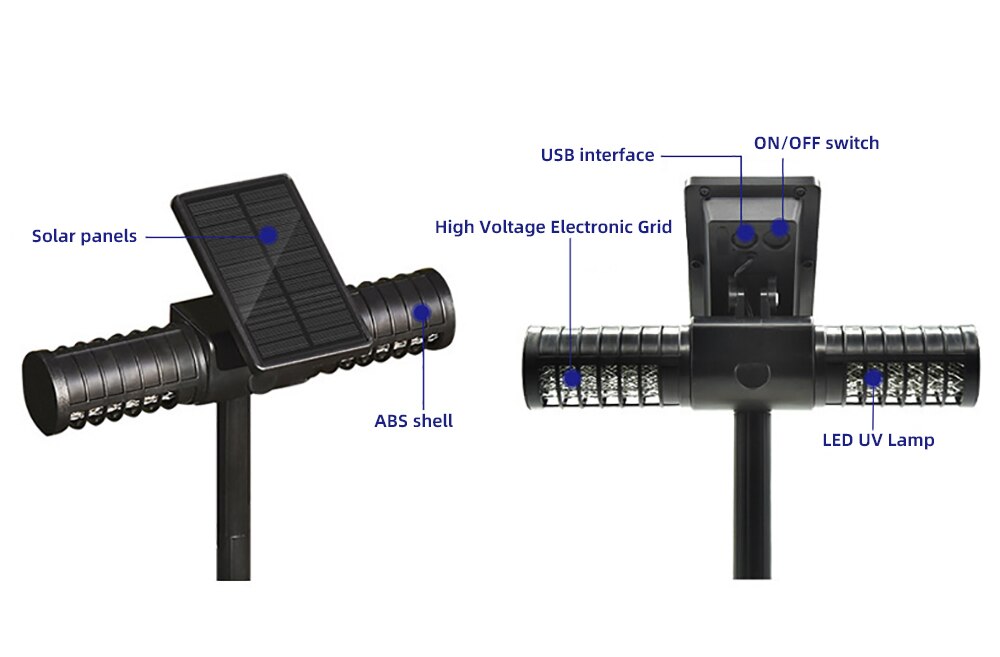 קוטל יתושים סולארי לגינה