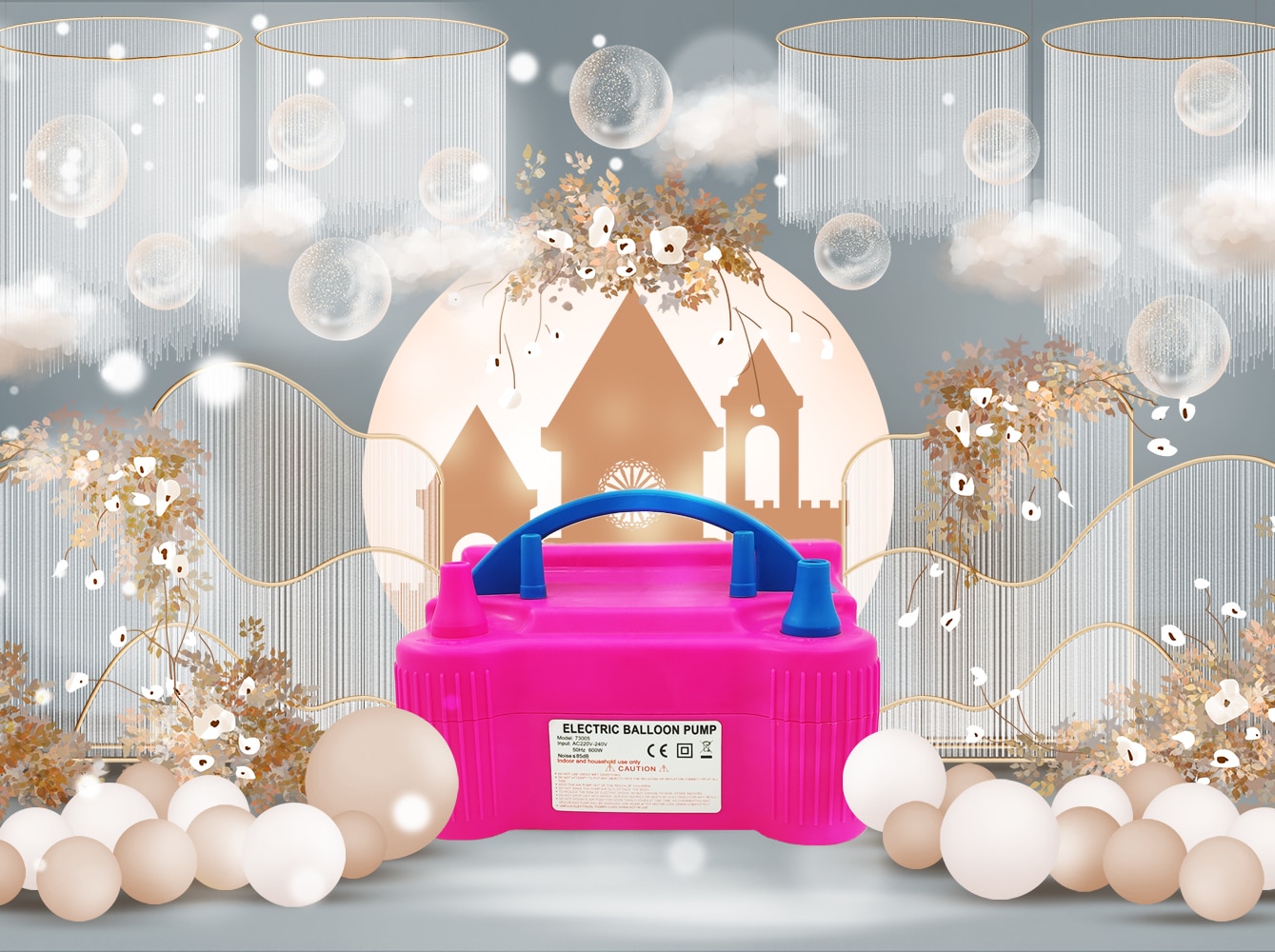 משאבה לניפוח בלונים חשמלית