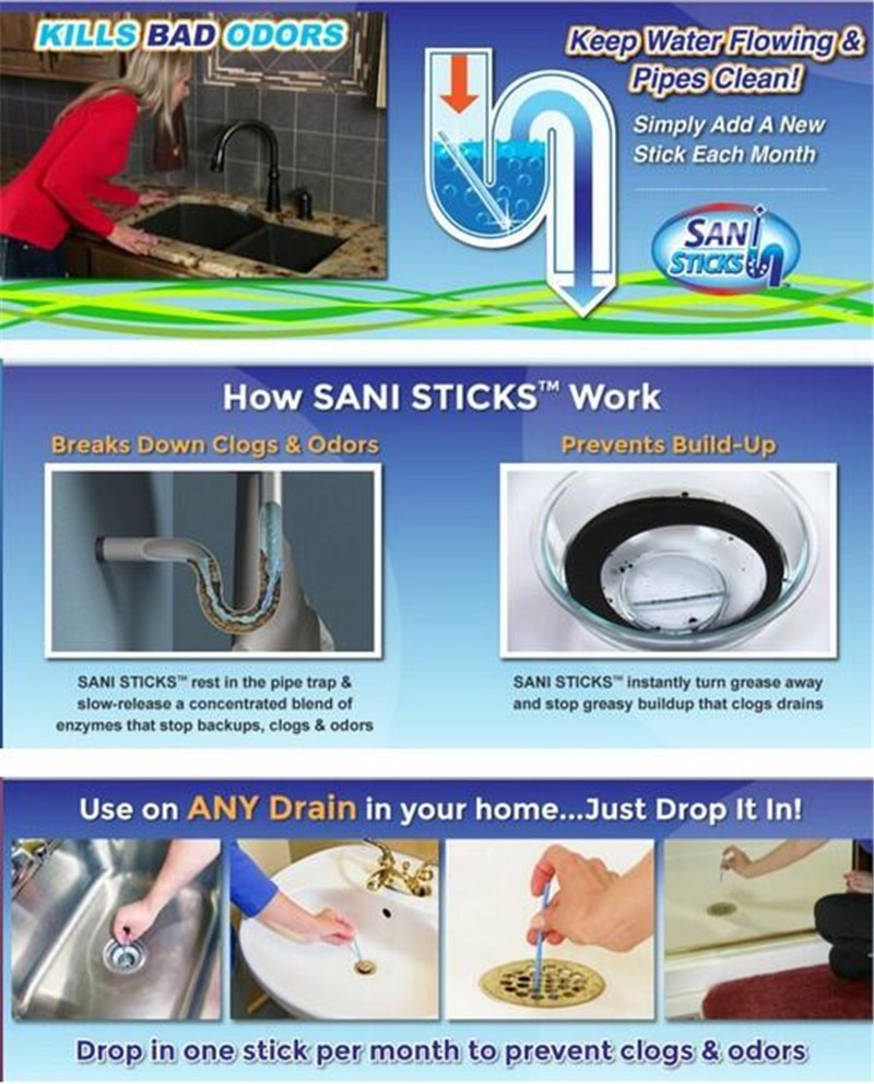 פותח סתימות סטיק הפלא Sani Sticks